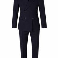 Boy's Black Label Double Breasted Suit - Navy