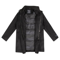 Boy's Orlando Wool Three Quarter Down Coat