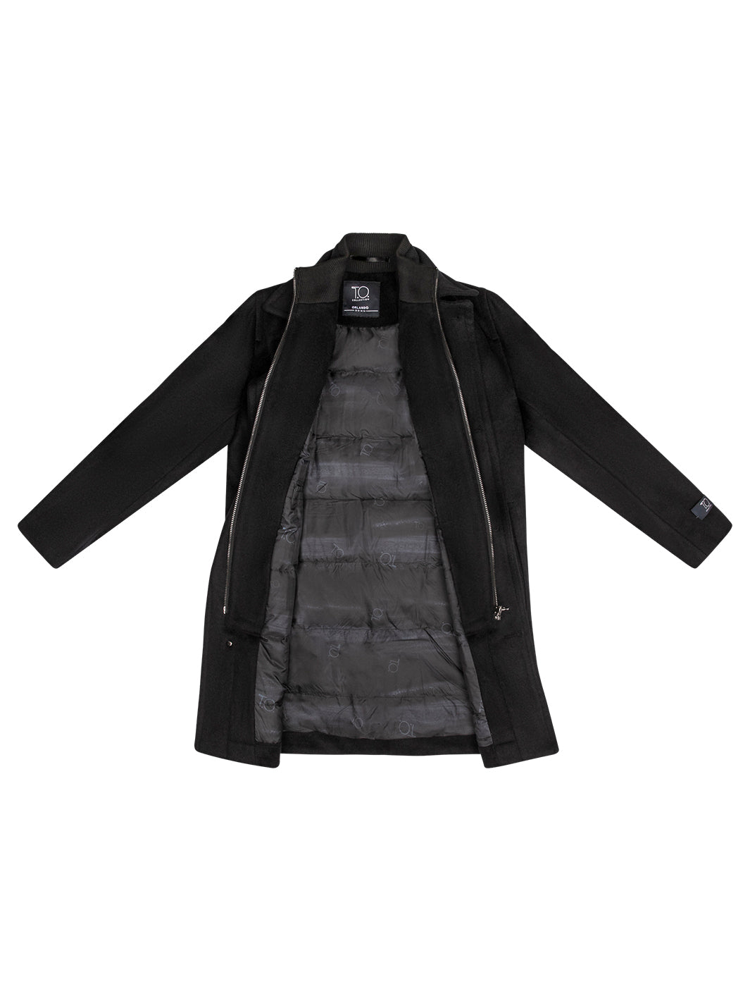 Boy's Orlando Wool Three Quarter Down Coat