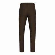 T.O. Men's 5-Pocket Performance Slim Pants - Brown