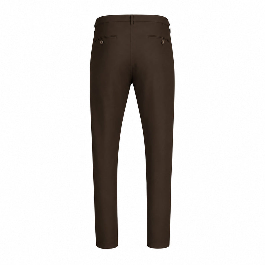 T.O. Men's Performance Slim Pants - Brown
