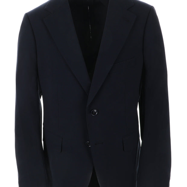 T.O Men's Performance Platinum Blazer Jacket - Navy