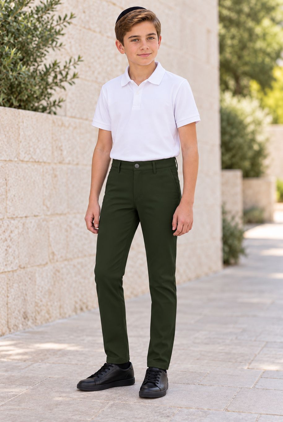 T.O. Boy's Performance Pants - Green