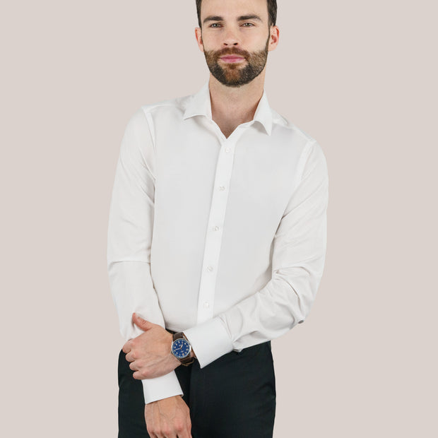 Men's Stretch Non-Iron Label Shirt