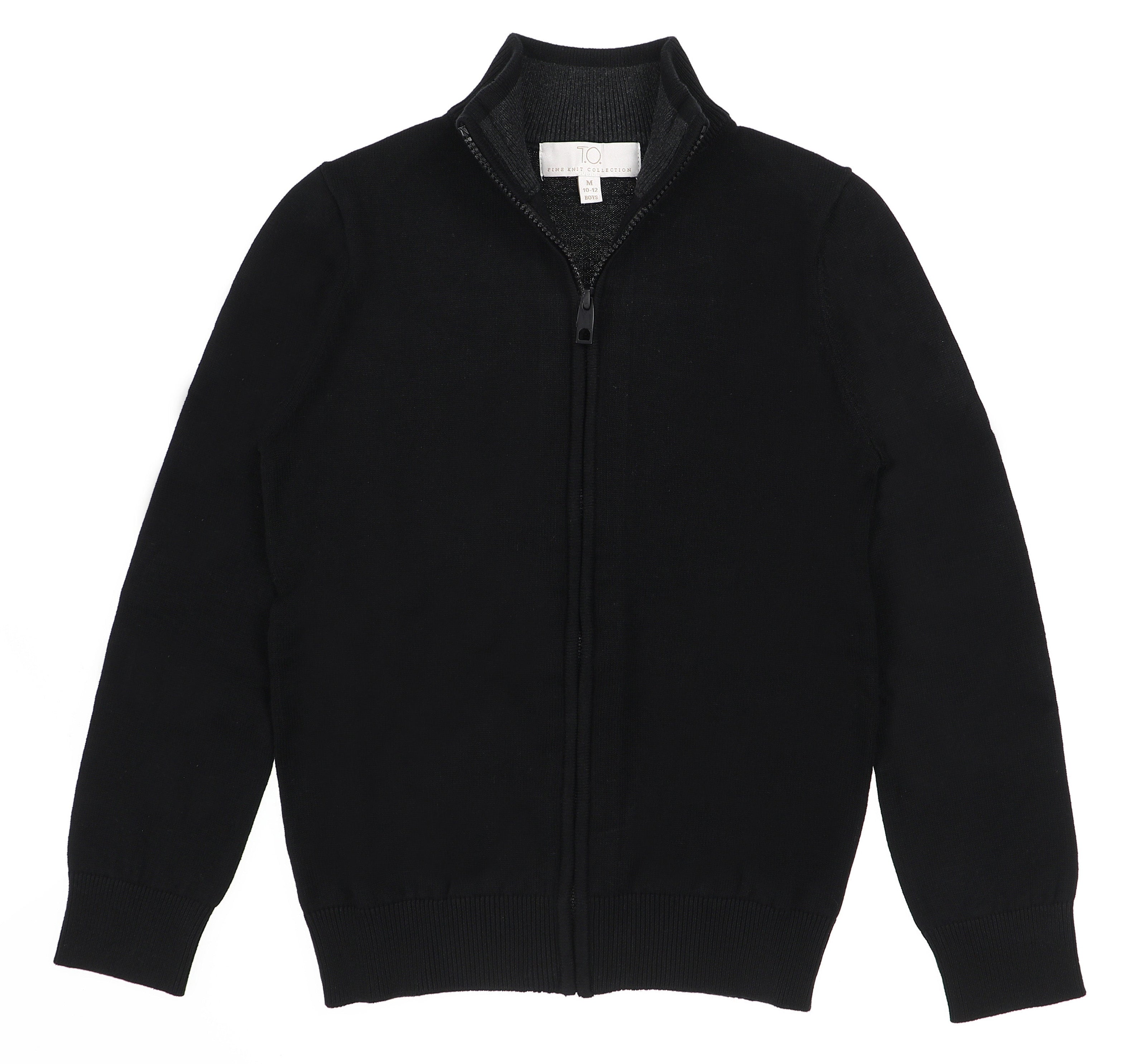 T.O. Collection Men's Full Zip Sweater