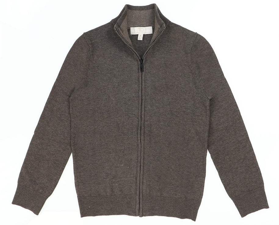 T.O. Collection Men's Full Zip Sweater