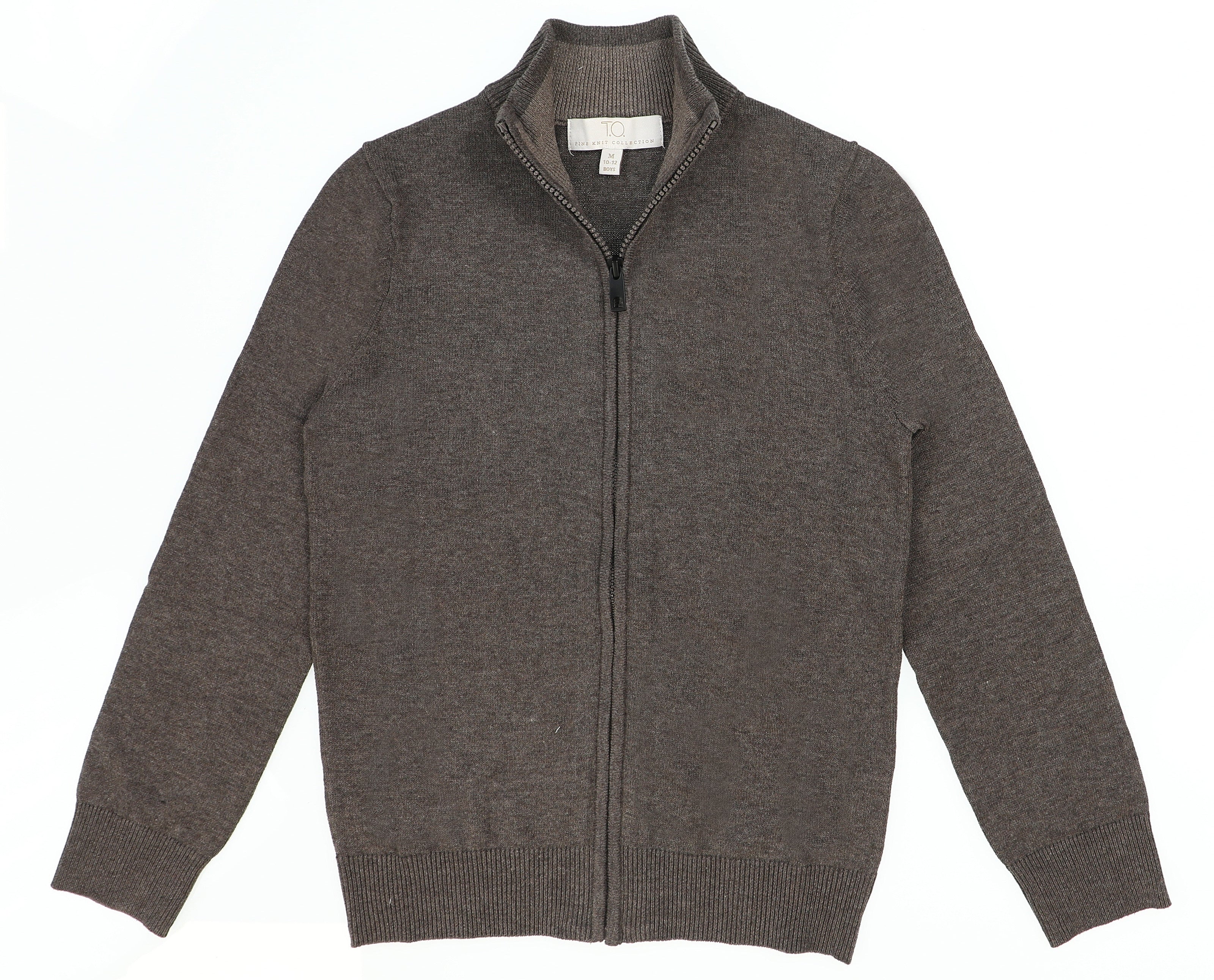 T.O. Collection Boy's Full Zip Sweater