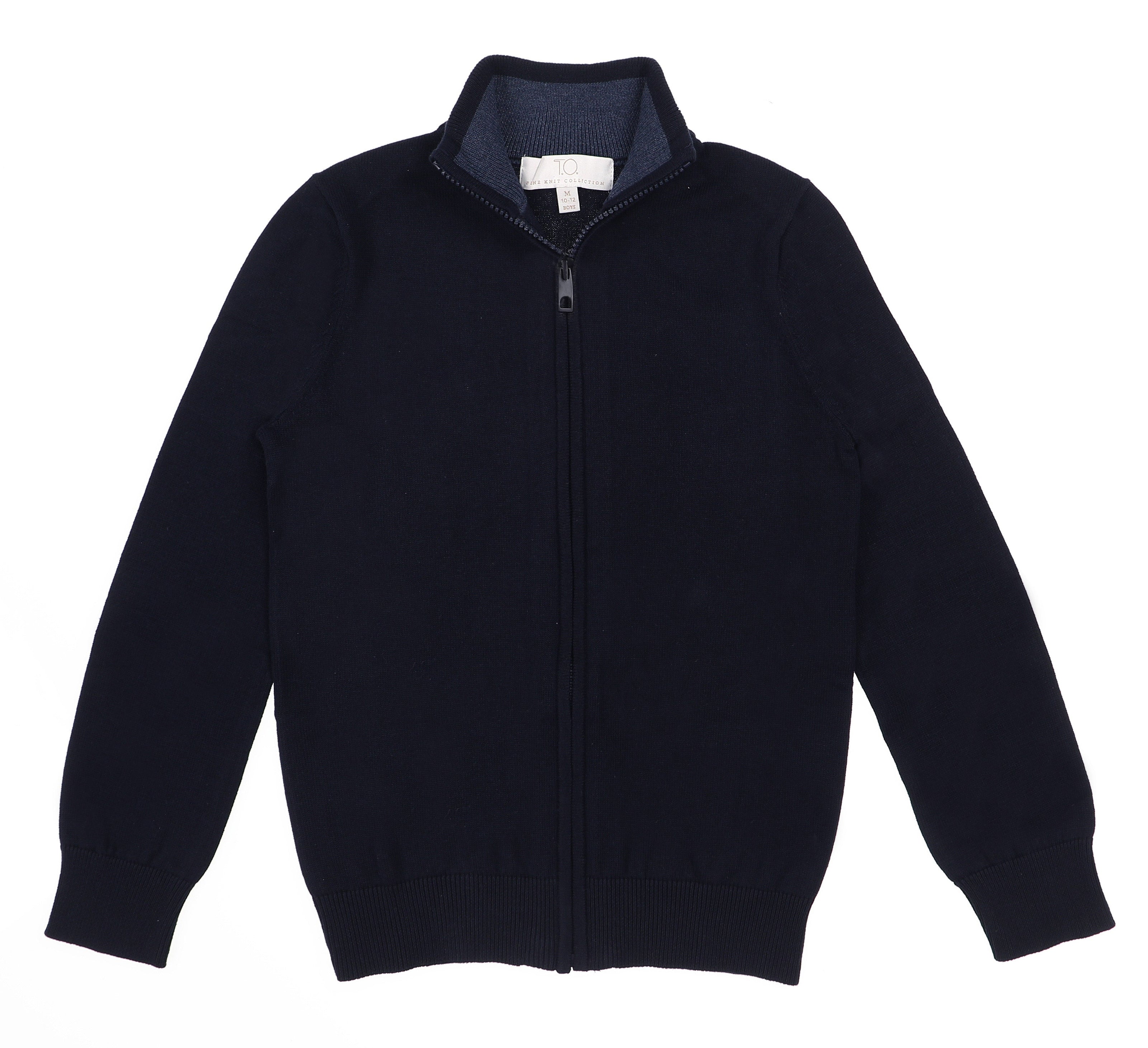T.O. Collection Men's Full Zip Sweater