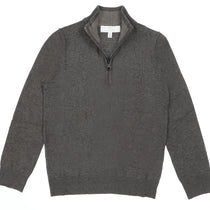 T.O. Collection Men's Quarter Zip Sweater