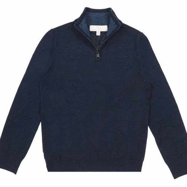 T.O. Collection Boy's Quarter Zip Sweaters