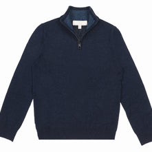 T.O. Collection Men's Quarter Zip Sweater