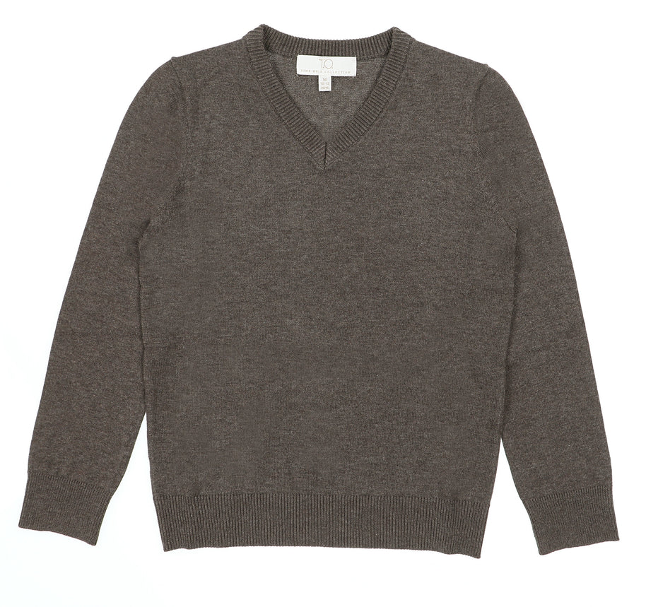 T.O. Collection Boy's V-Neck Sweater