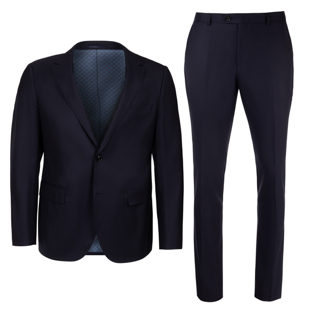Men's Centrion Wool Suit - Navy