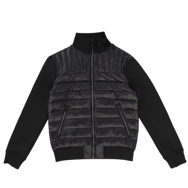 T.O. Collection Boy's Jackie Light Bomber Puffer Jacket - Black