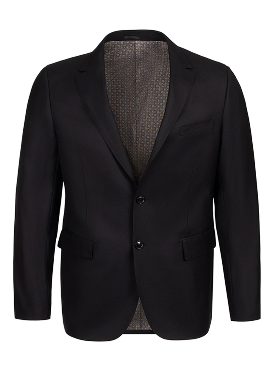 Men's Cardeliano Wool Blazer Jacket - Black
