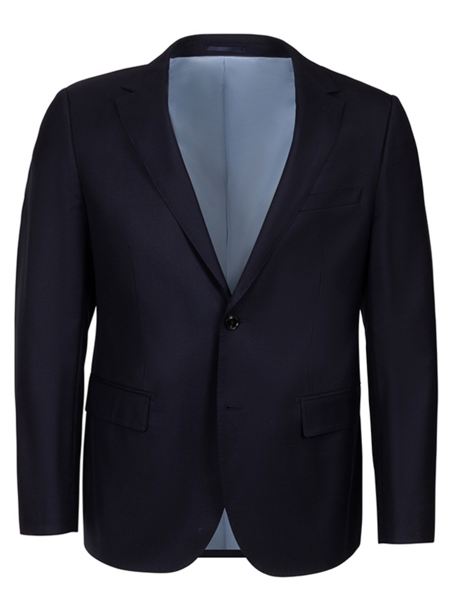 Men's Cardeliano Wool Blazer Jacket - Navy