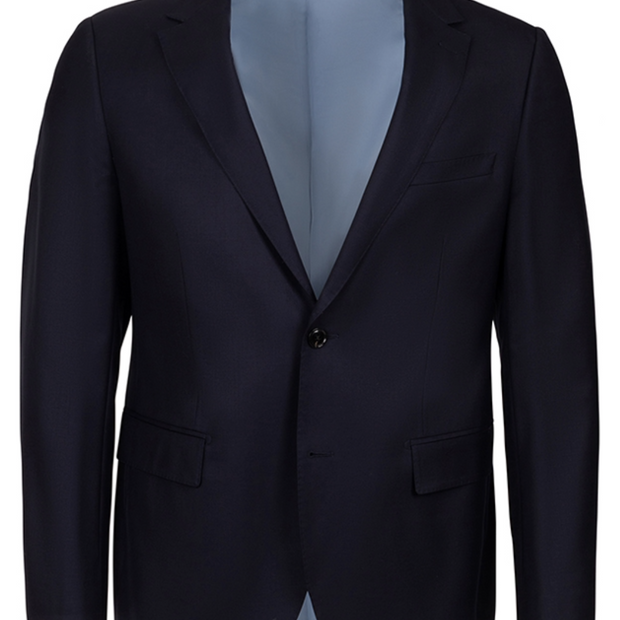 Men's Cardeliano Wool Blazer Jacket - Navy