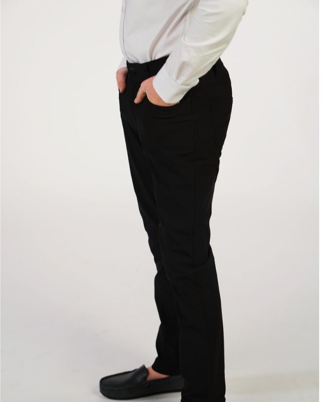 T.O. Men's Flex 5 Pocket Pants - Black