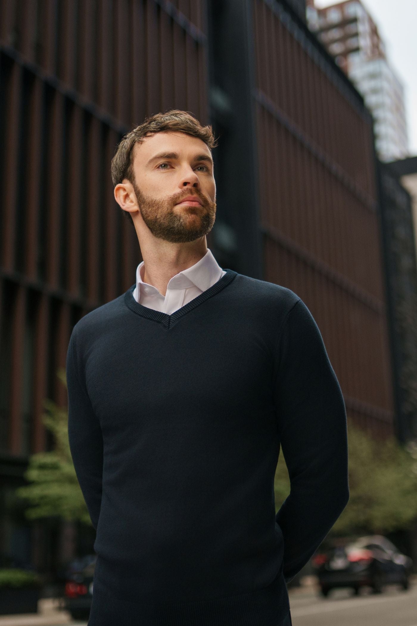T.O. Collection Men's V-Neck Sweater