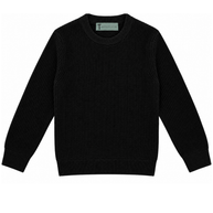 T.O. Collection Men's Crew Neck Ribbed Knit Sweater