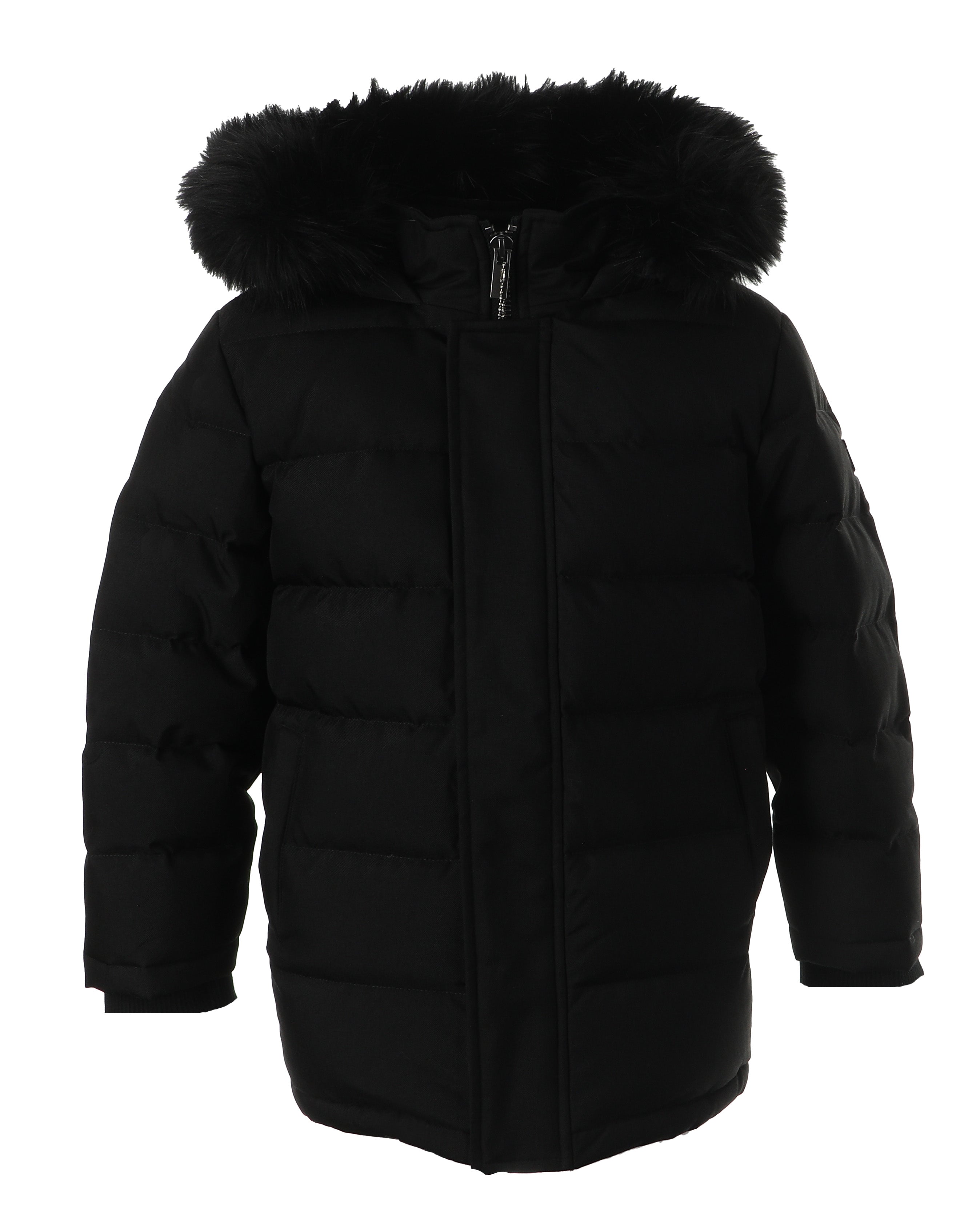 Black Nixon Coat with Black Fur